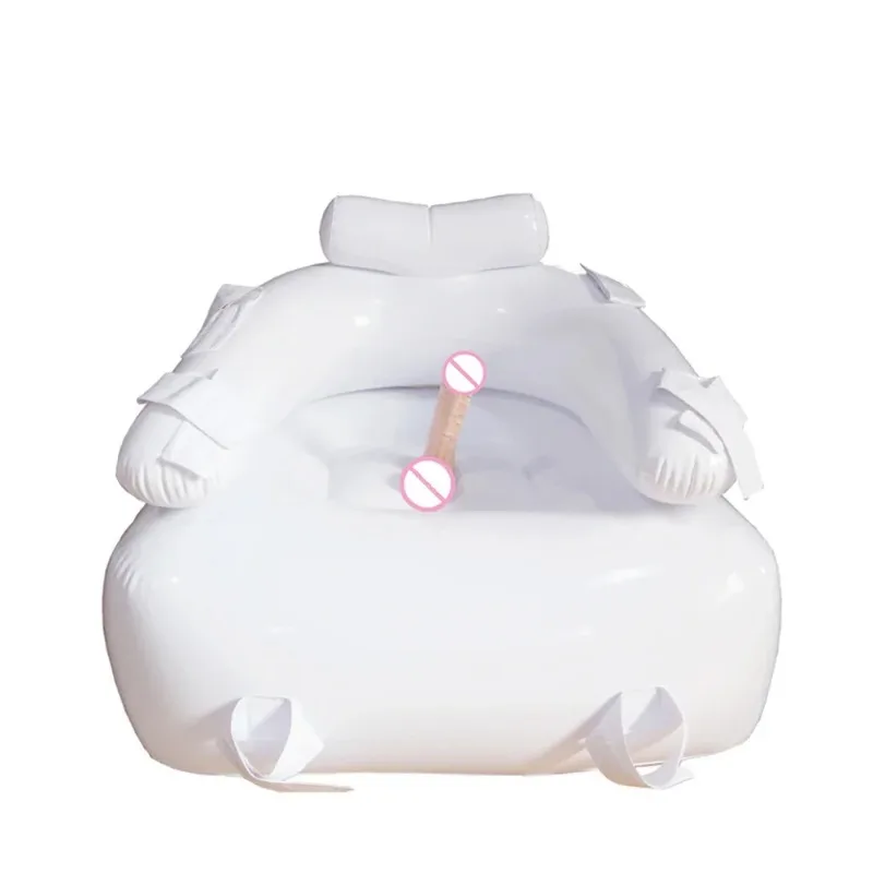 New Inflatable Sex Sofa with Vibrator Dildo For Female Masturbation Sexy Toys Sexo Positions Assistance Chair BDSM Sex Furniture
