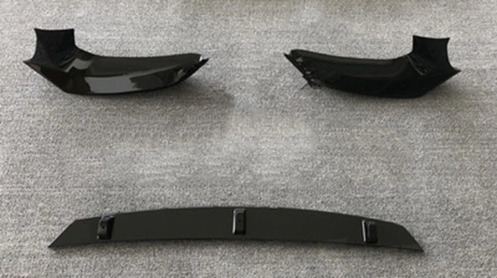 

JCYECF ABS глянцевый черный автомобильный передний бампер спойлер для BMW 5 серии G30 G38 M Sport 2017-2019