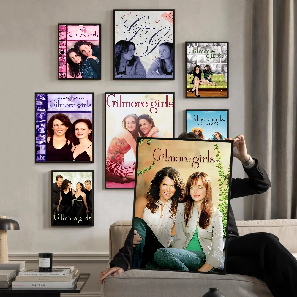 

Gilmore Girls Classic Vintage Posters Decoracion Painting Wall Art White Kraft Paper Kawaii Room Decor