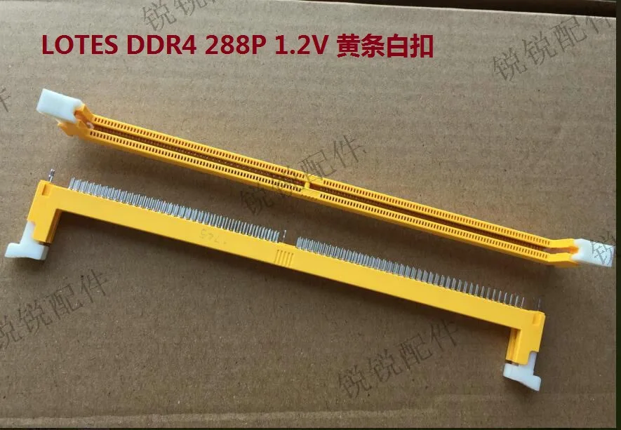 For LOTES Desktop Memory Slot DDR4 1.2V 288P DDR 4th Generation Memory Slot, Socket