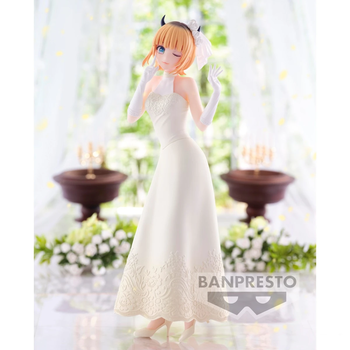 BANPRESTO Original BANDAI OSHI NO KO Hoshino Ai MEM Ruby Akane Kurokawa Kana Arima Suknia ślubna Figurka akcji Model Zabawka Lalka