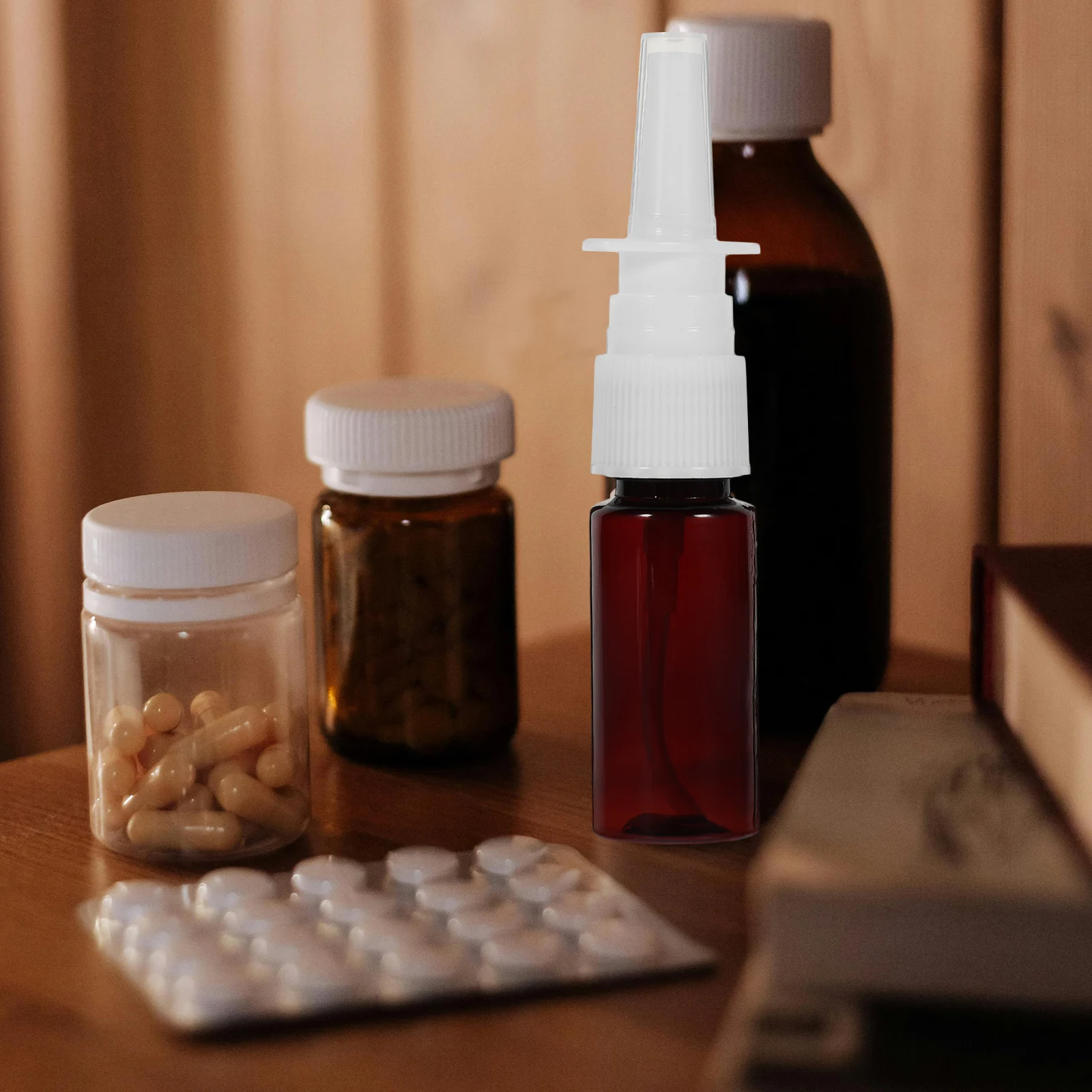 

10pcs 30ml Nasal Spray Bottle Fine Mist Travel Fine Mist Spray Bottle Size Leakproof Portable Reusable