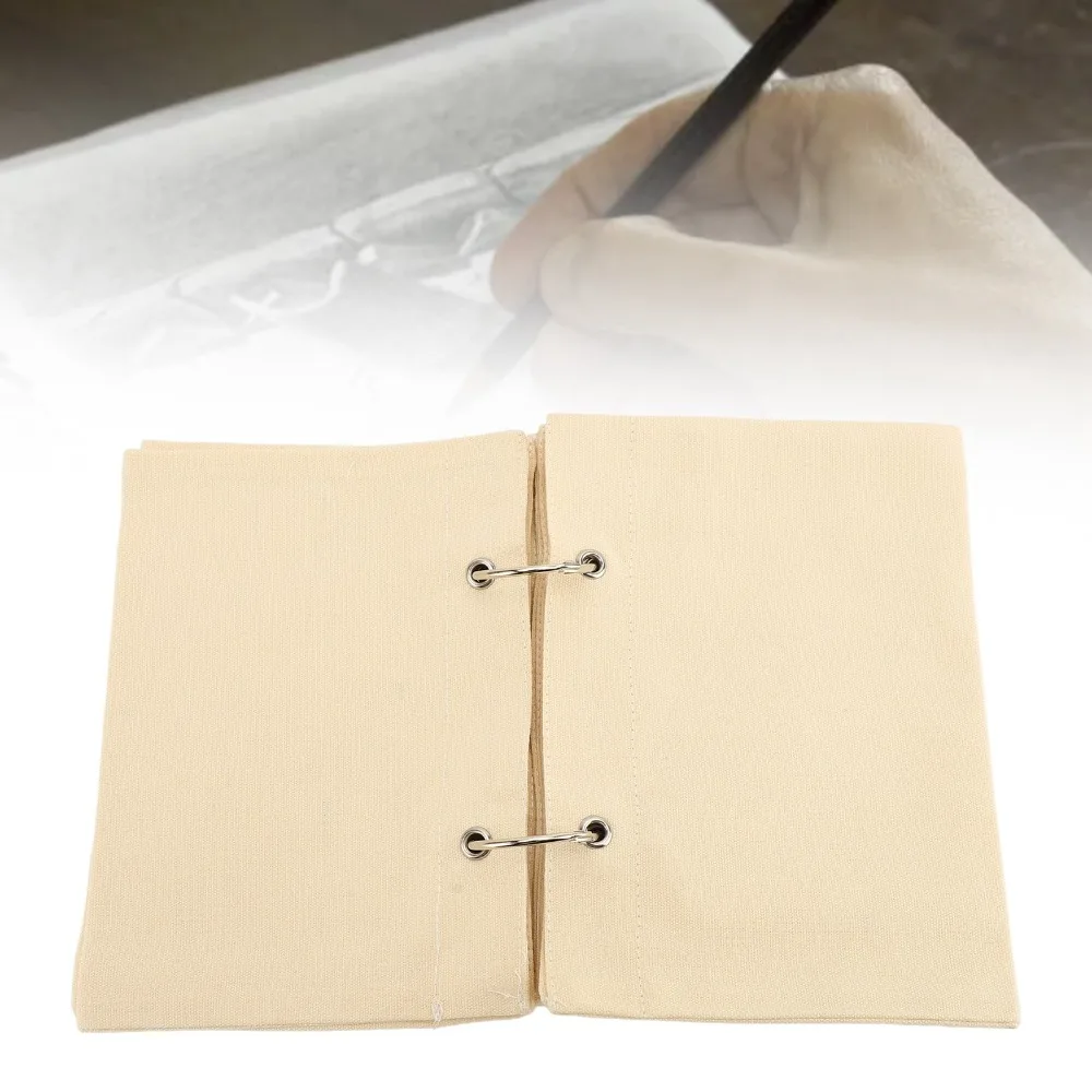 Multi-purpose Fabric Fabric Sketchbook Blank Beige Blank Sketchbook Fabric Drawing Notebook Daily Sketching