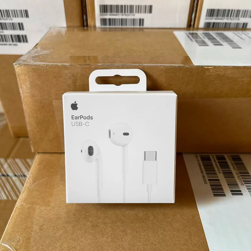 سماعات أذن أصلية من Apple مع سماعات أذن سلكية مقاس 3.5 ملم Lightning USB-C لهاتف iPhone 17/16/15/14/13/12/11 Pro Max X/XS/XR 8/7/6 #5