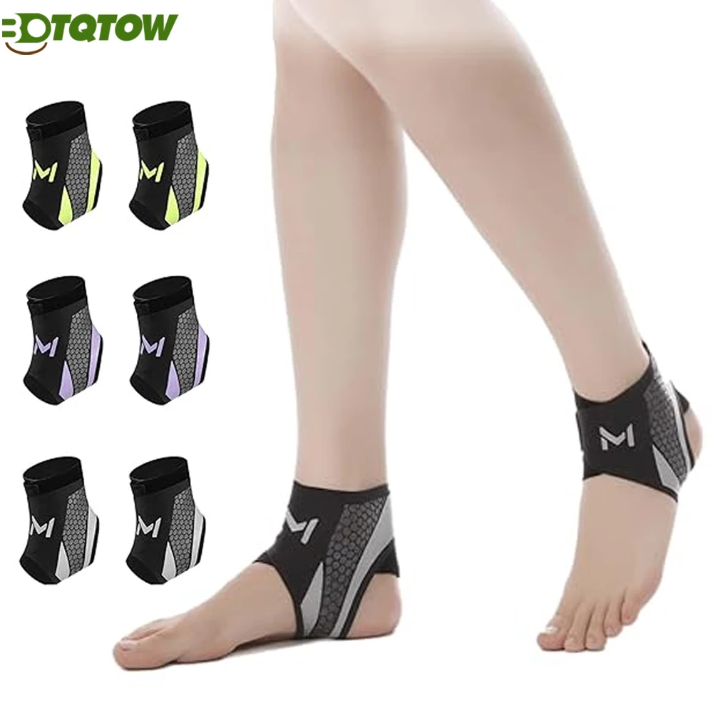 Socken für Plantarfasziitis, 2er-Pack – Neuropathie-Schmerzlinderung, Fersensporn und Fußgewölbeunterstützung – Knöchelbandage für Plantarfasziitis