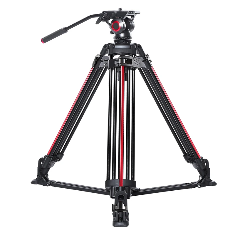 

miliboo video tripod professional camera stand with ground spreader for dslr camcorder wedding photography travel quick shipping