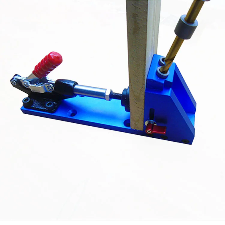 

Woodworking Oblique Hole Locator Positioner Drill Bits Pocket Hole Jig Kit 9.5mm Angle Drill Guide Set Carpentry Tools