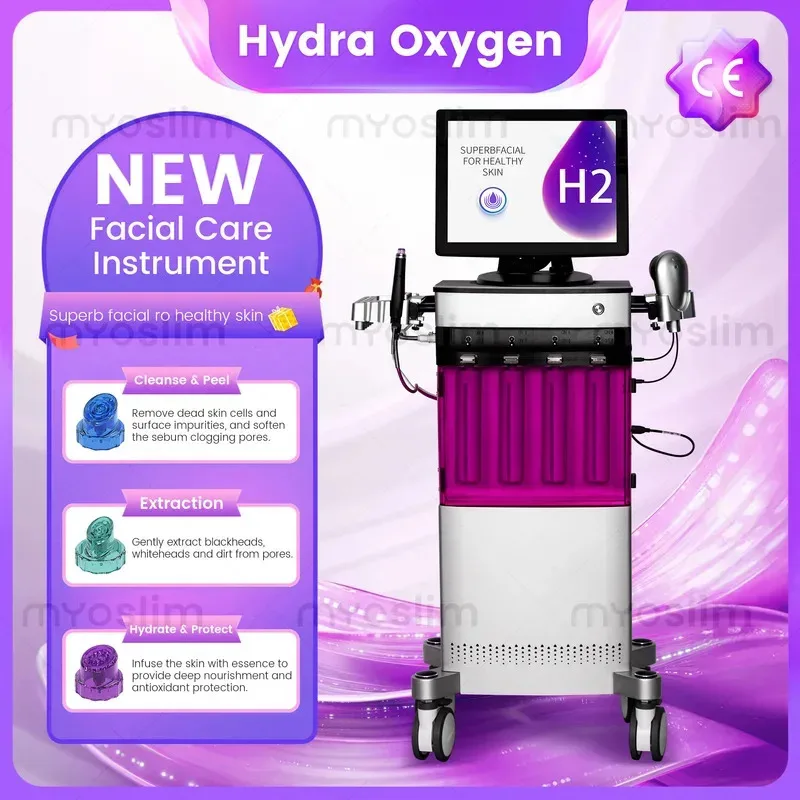 Water Oxygen Facial Care Instrument, Super Facial Care, Deep Cleansing, Removes Pores Stains, Brightens Skin Tone, Upgraded, 202