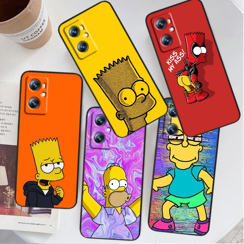 

Animation Simpsons Boy For OPPO Find X6 X5 X3 A54S A5 A94 A16 A53S A57 A74 A72 A98 A78 A96 A9 5G Black Phone Case
