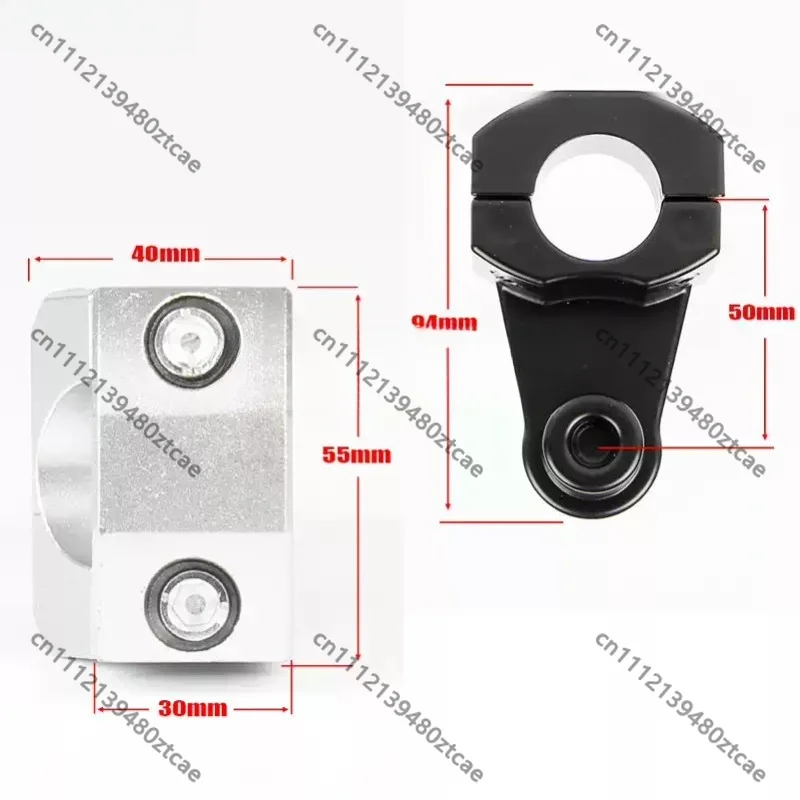 Motorcycle Modification Parts Variable Diameter Handlebar Adapter Code, Steering Stem Riser Converter Spare Replacement Parts