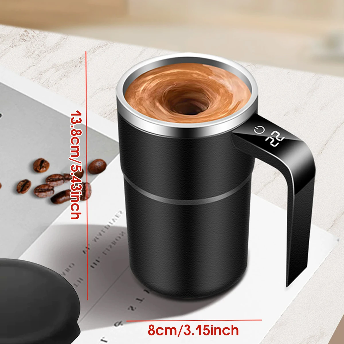 แก้วกาแฟไฟฟ้าแบบคนเอง 380 มล. - Portable Blender Usb Rechargeable บทวิจารณ์และราคา