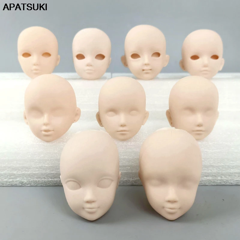 Multi-style Soft Plastic Practice Makeup DIY Doll Head For 11.5\