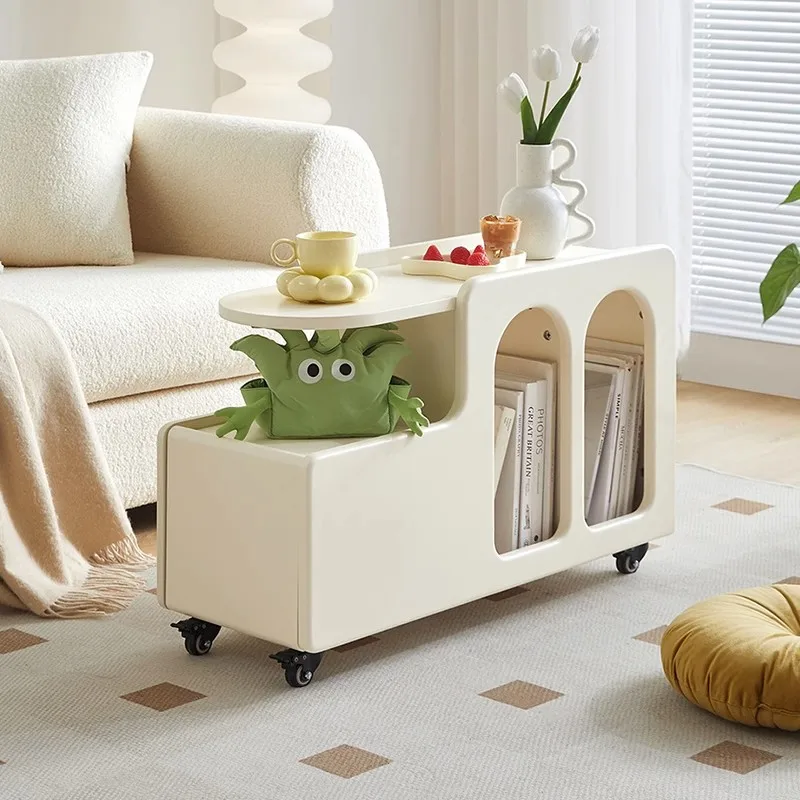 

Storage Unique Coffee Table White Trendy Minimalist Modern Coffee Table Nordic Style Home Table Basse Salon Furniture Decoration