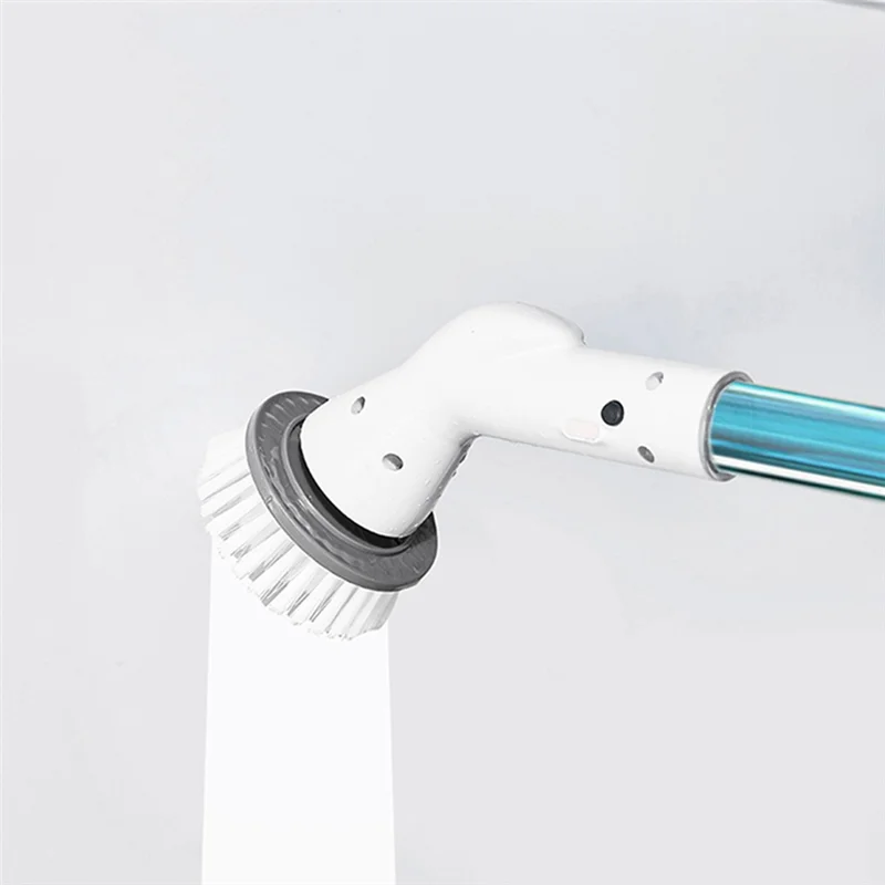 فرشاة أرضية ذات مقبض طويل لتنظيف البلاط والمساحة وأجهزة الحمام والفرش وفرش التنظيف الكهربائية المتينة