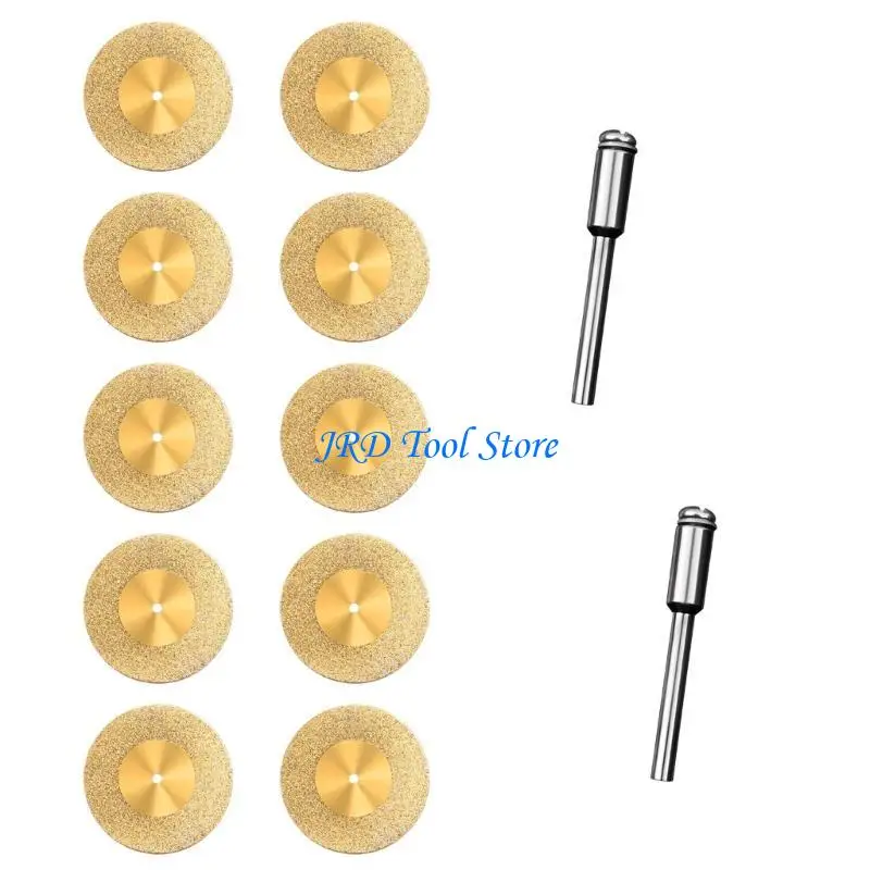 A2UD 10PCS Двусторонний диск с режущей диск для резки стекла Gemstones 16/18/20/22/25/30/35/40/50/60 мм