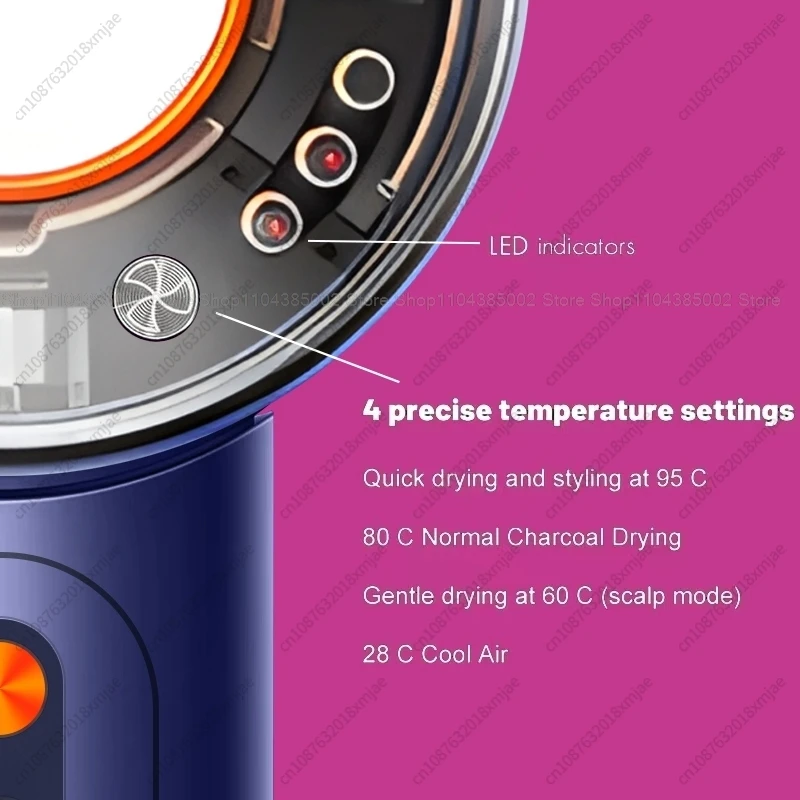 مجفف شعر بلا أوراق الأيونات السالبة العناية بالشعر المهنية سريعة الجافة 220 فولت المنزل مجفف شعر قوي ثابت أنيون مجفف شعر كهربائي