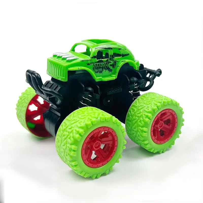 Monster Truck Speelgoed, Trekvoertuigen Speelgoed, Wrijving Aangedreven Speelgoed, Mini Push and Go Auto Vrachtwagen Traagheidsvoertuig, Beste Kerst Bi