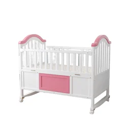 New crib: solid wood baby crib, crib, bedroom widened, splicing bed, suitable for 0-6 years old