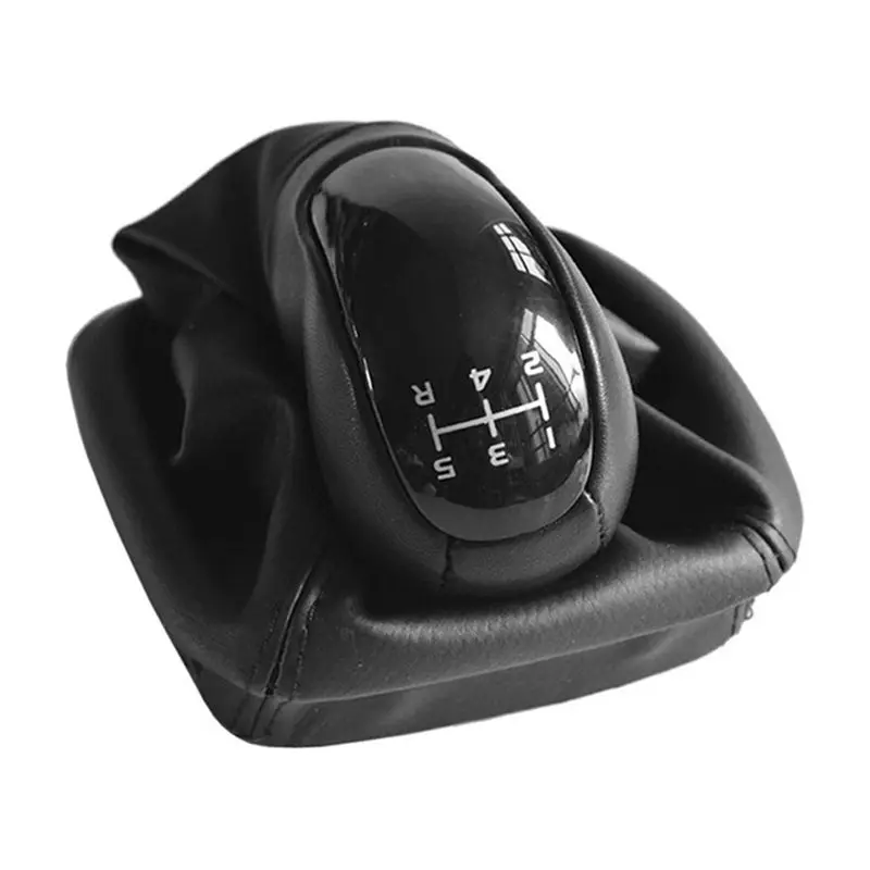 A85E-5 Speed Car Gear Shift Knob Shifter Lever Gaiter Boot For Mercedes For Benz W168 A Class 1997-2004