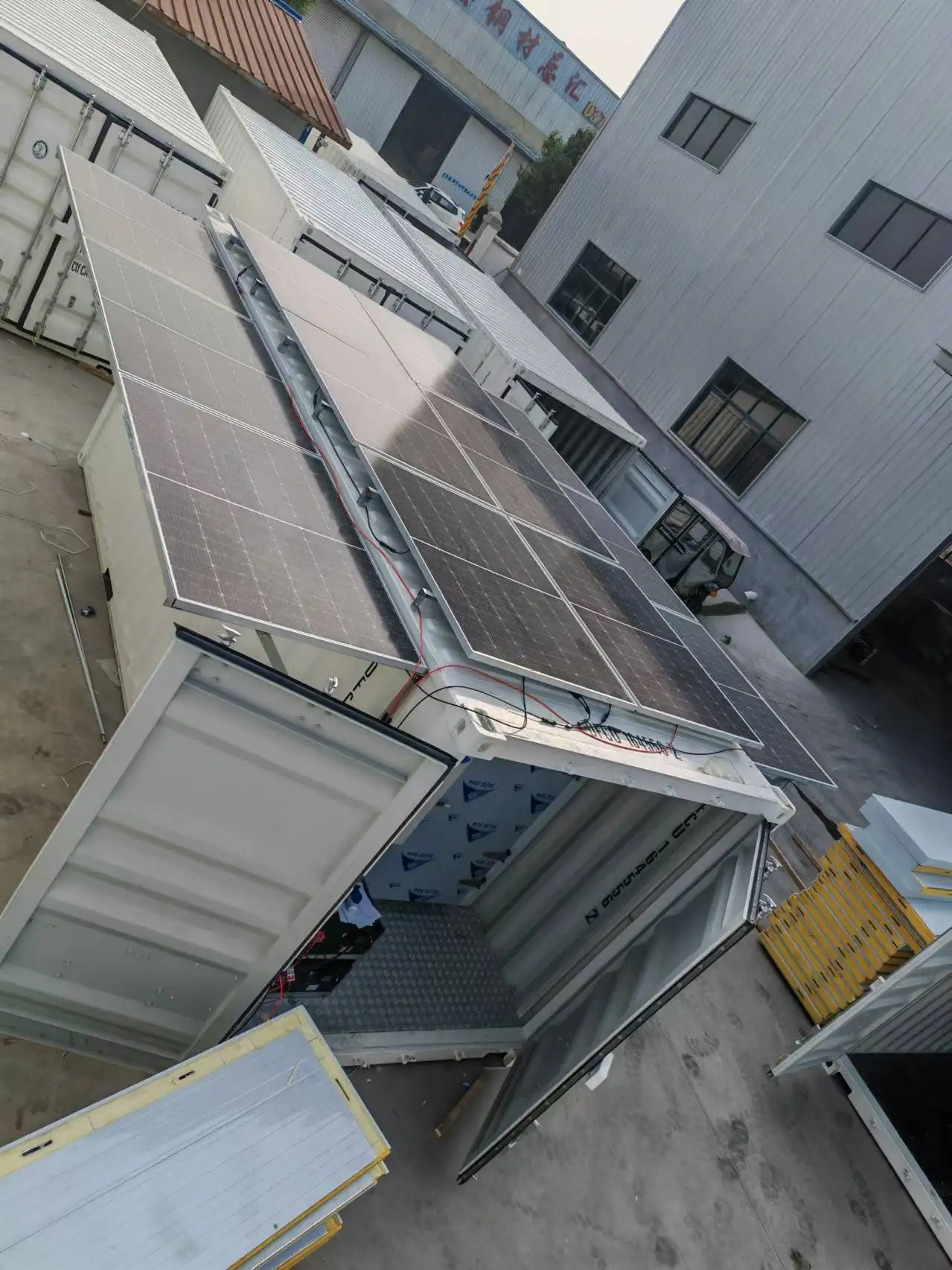 Congelatore di alta qualità per carne di pesce, conservazione frigorifera, stanza refrigerata, contenitore Reefer da 20 piedi 40 piedi con pannelli solari 220 V/380 V disponibile