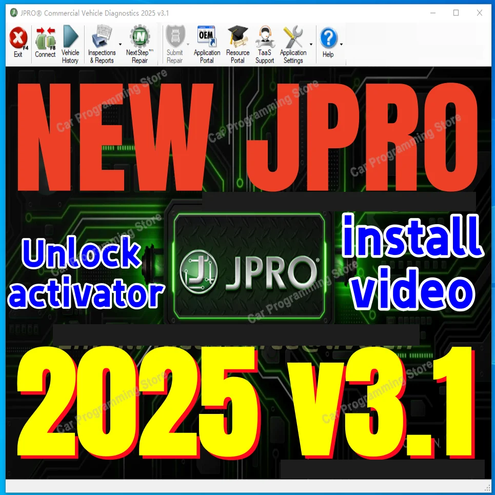 2025-jpro商用車診断ツール-2025-v31-2022v2-アンロック済キーゲン-無料ヘルプインストール-インストール動画