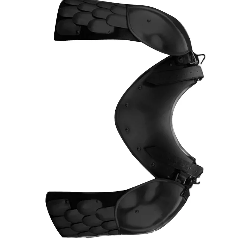 درع زي من جلد البولي يوريثان الصناعي في القرون الوسطى، درع تنكري للهالوين، درع الكتف المزدوج، حزام حماية الكتف Y1QD