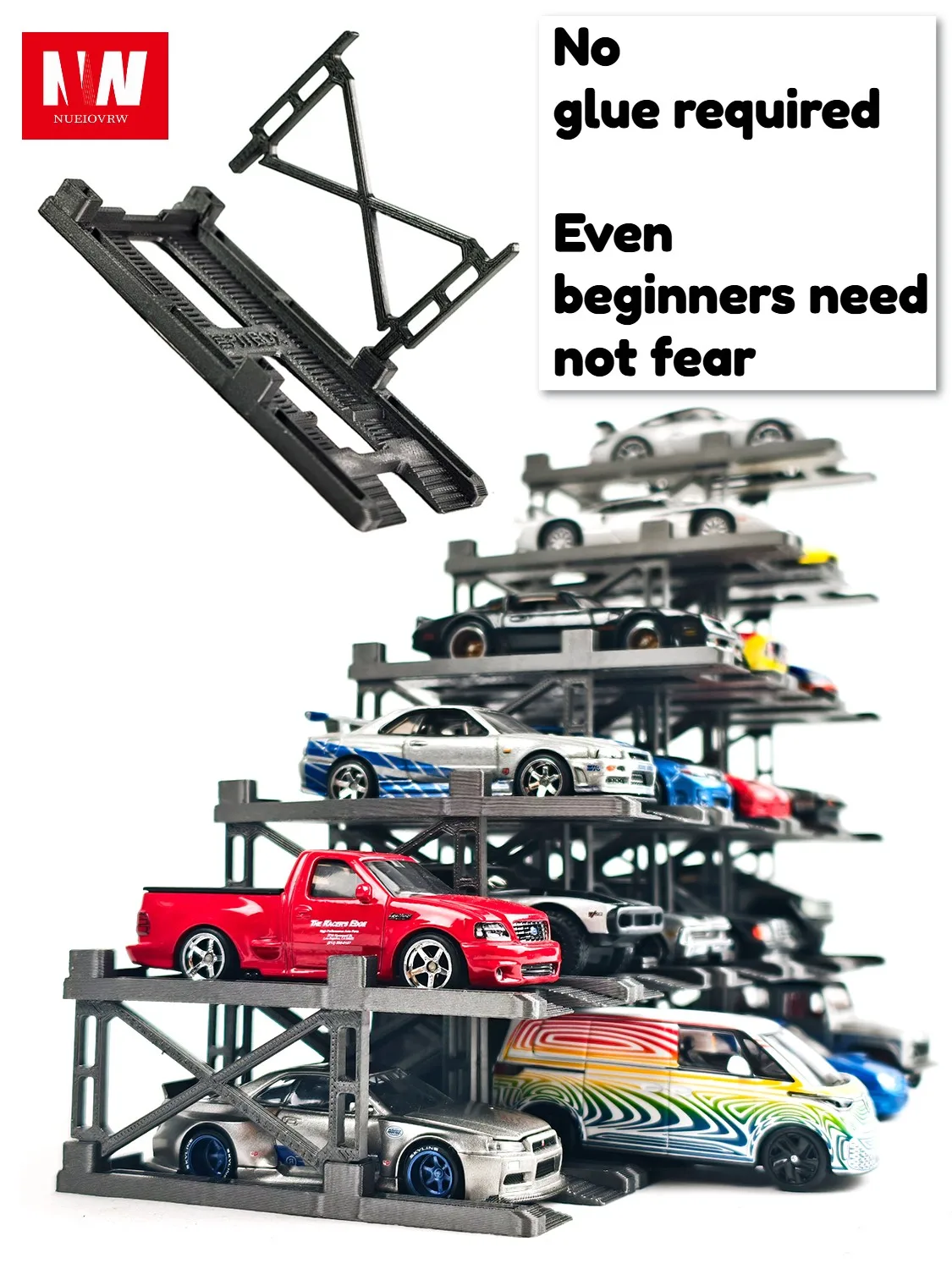 

Диорама 1/64, модульная многоэтажная стойка для парковки, модель автомобиля, модели шкафов для хранения