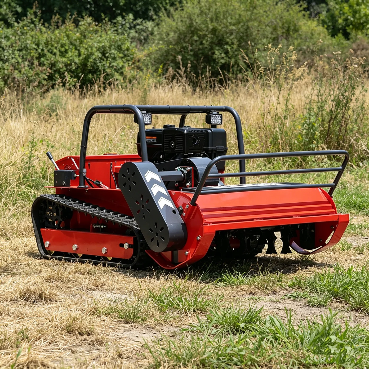 

Customized remote-controlled lawn mower GPS unmanned large lawn mower diesel tracked lawn mower with CE certification
