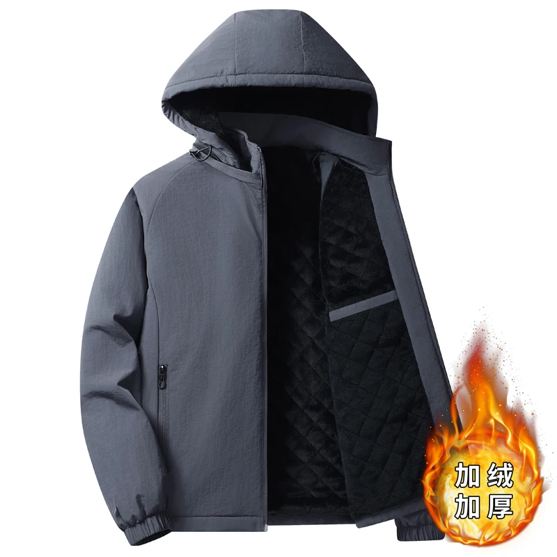 

Новая модная плюшевая парка, мужская дорожная уличная куртка, мужская спортивная одежда, тонкие дышащие парки, куртка с капюшоном, лыжная мужская термопарка