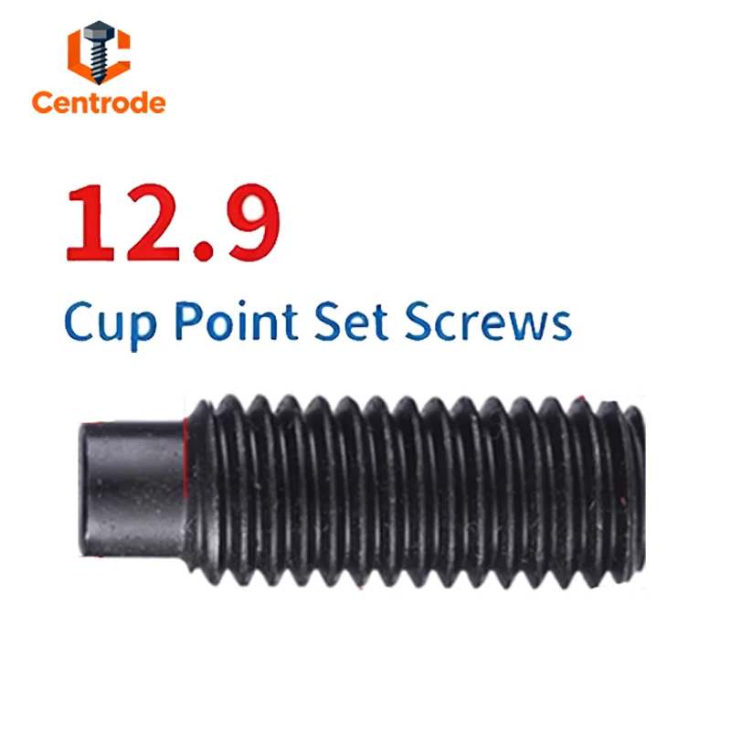 12.9 Grade Hex Socket Cylinder Set Screws | Dome Point Headless Grub Screws M2-M16