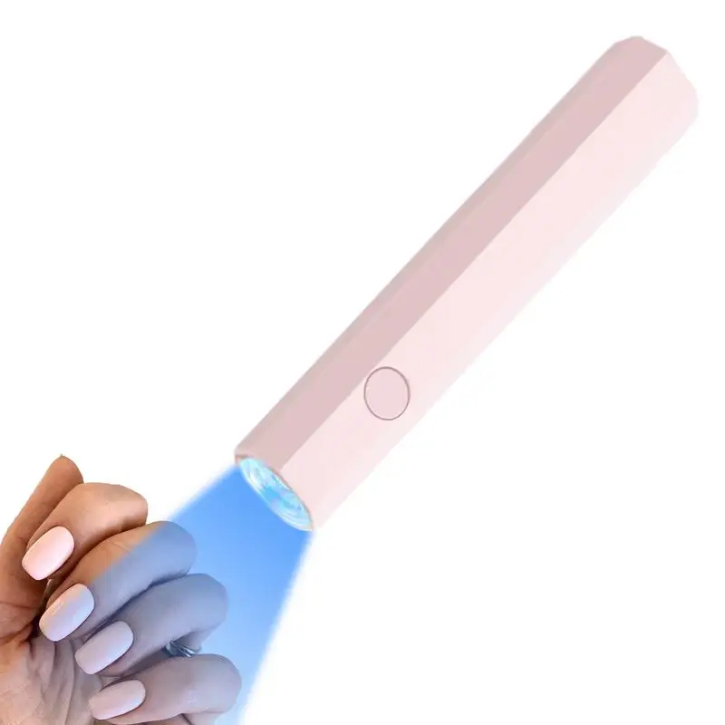 

Portable UV Light For Nails Nail Art Flashlight One-line Handheld Quick Dry 360 Illumination Light 2 Timing Modes Nail Dryer