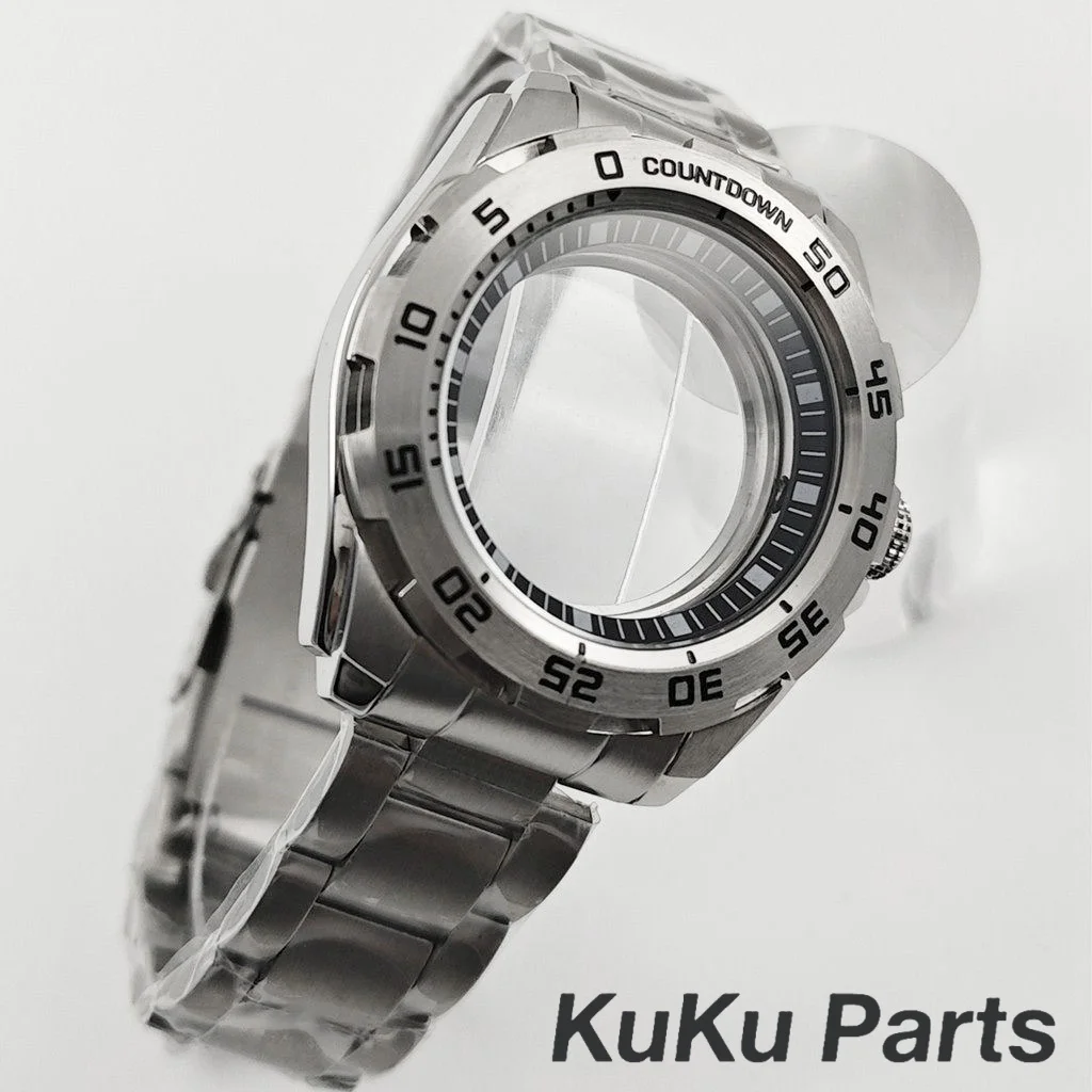 NH35 Monster 44MM NH35 Modified Superior Monster Case Precision Suitable For NH34 NH35 NH36 NH38 Movement Mechanical Watch Case