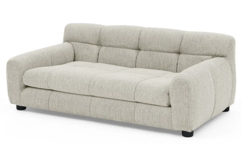 

Huxley 38" Linen Upholstered Dog Sofa for Medium & Large Dogs, Beige
