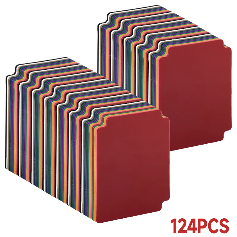 Trading Card Dividers for Storage Box, Muliticolor Dividers, 10 Colors Separator with Tabs, Fits for TCG, Baseball Card, Sports