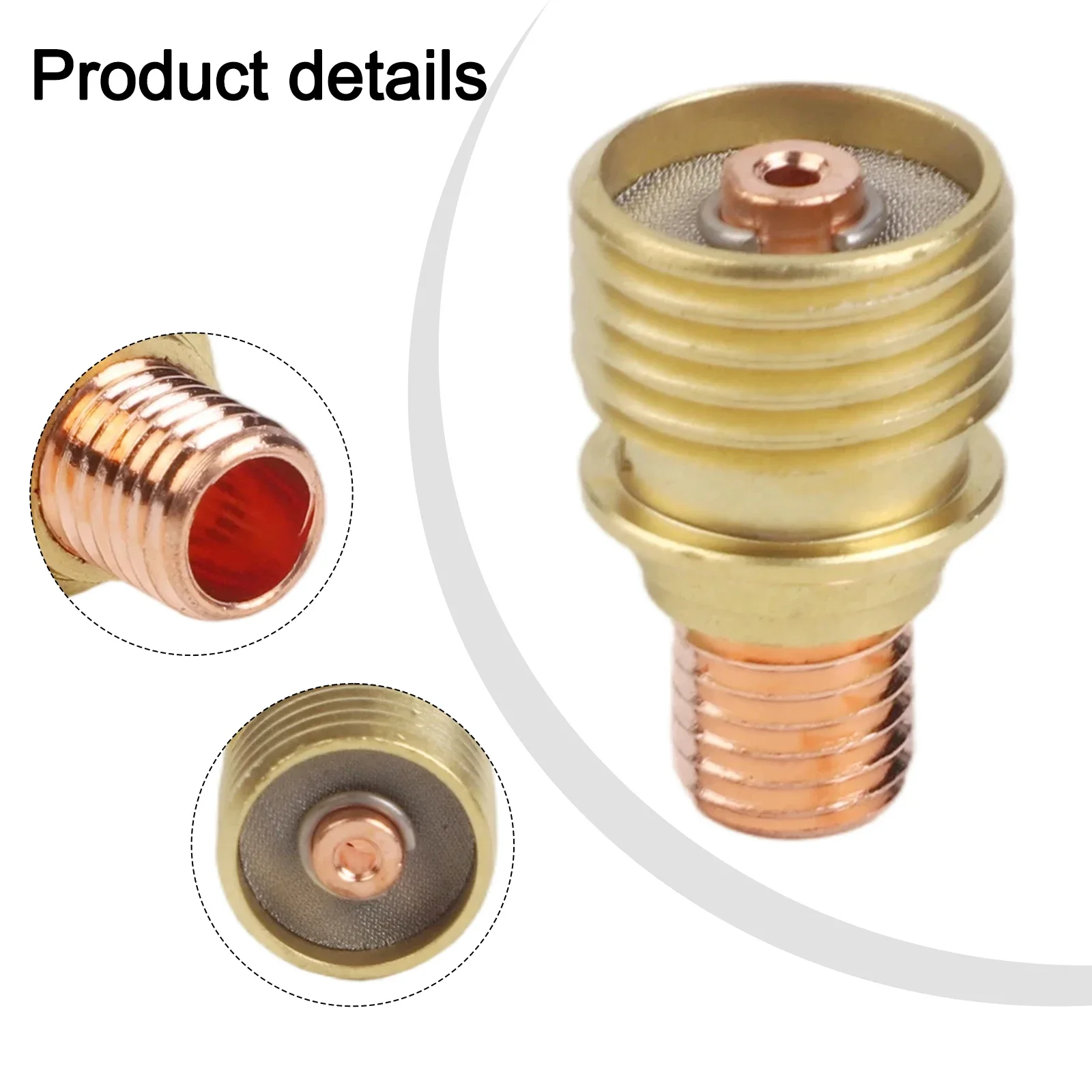 1pc TIG Welding Torch Gas Lens Collets Body 45V42 45V43 45V44 45V45 For Stubby Gas Lens Welding Torch Accessories