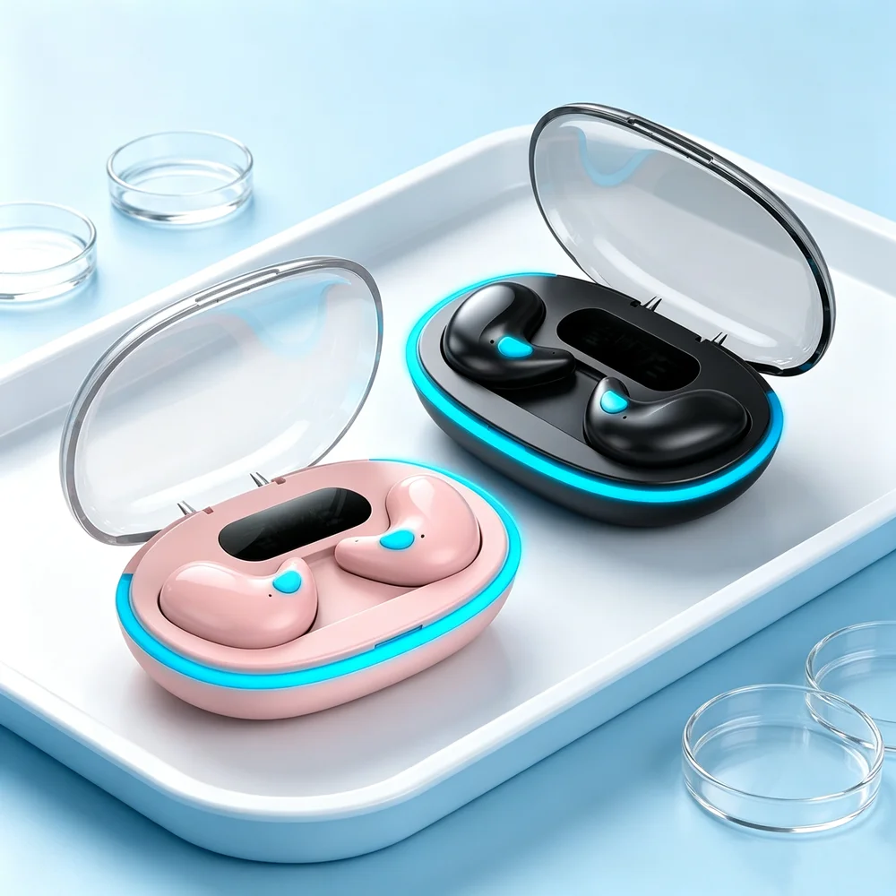 Wireless Headphones Wireless Earbuds Minimalist Bluetooth Earphones Reduce Visual Clutter for Minimalist Corporate Professionals
