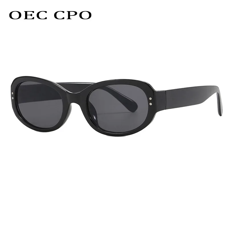 

OEC CPO Ladies Fashion Cat Eye Sunglasses For Women Luxury Brand Vintage Sun Glasses Female Uv400 Shades Black Eyewear Oculos