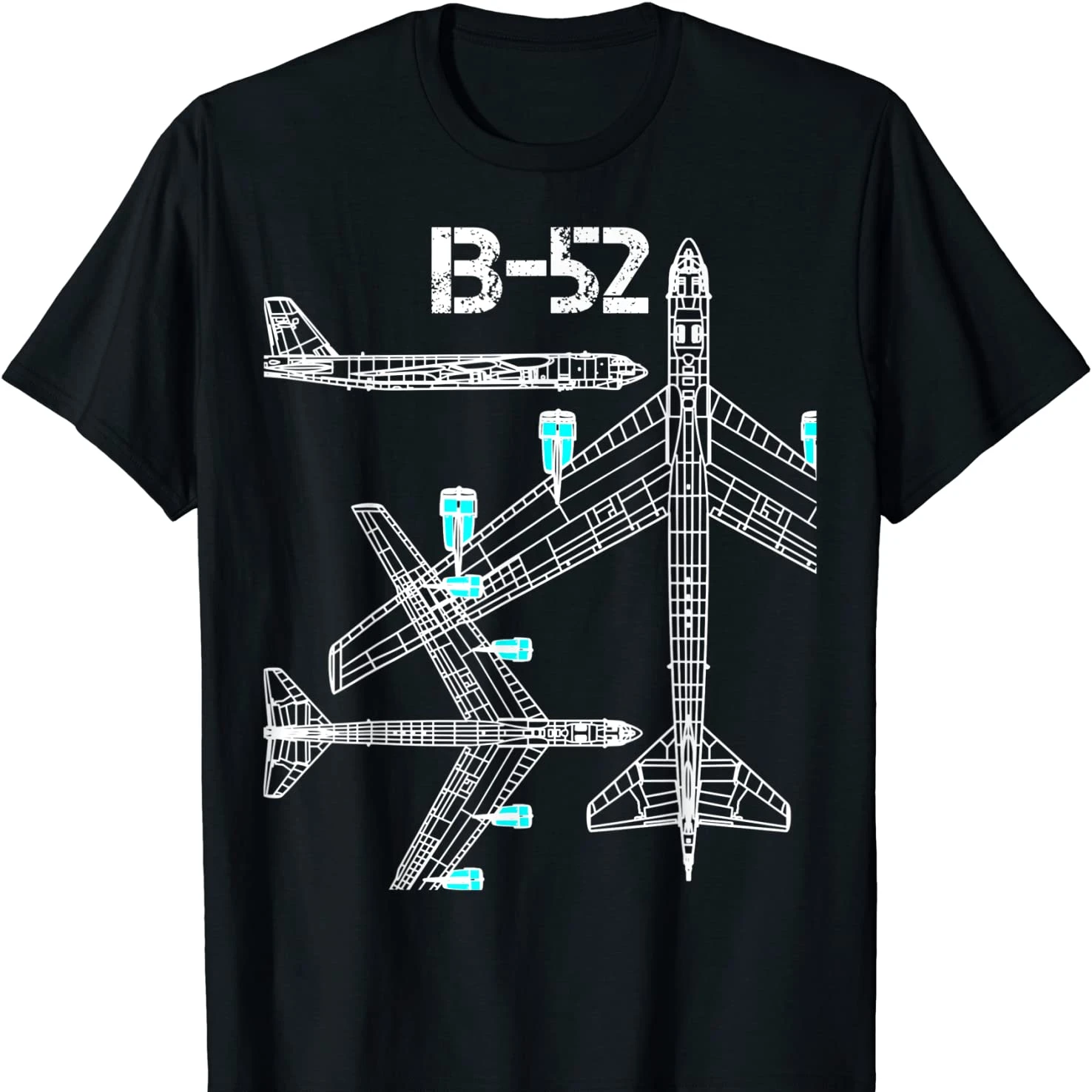 US Air Force B-52 Stratofortress Strategic Bomber T Shirt. Short Sleeve 100% Cotton Casual T-shirts Loose Top Size S-3XL