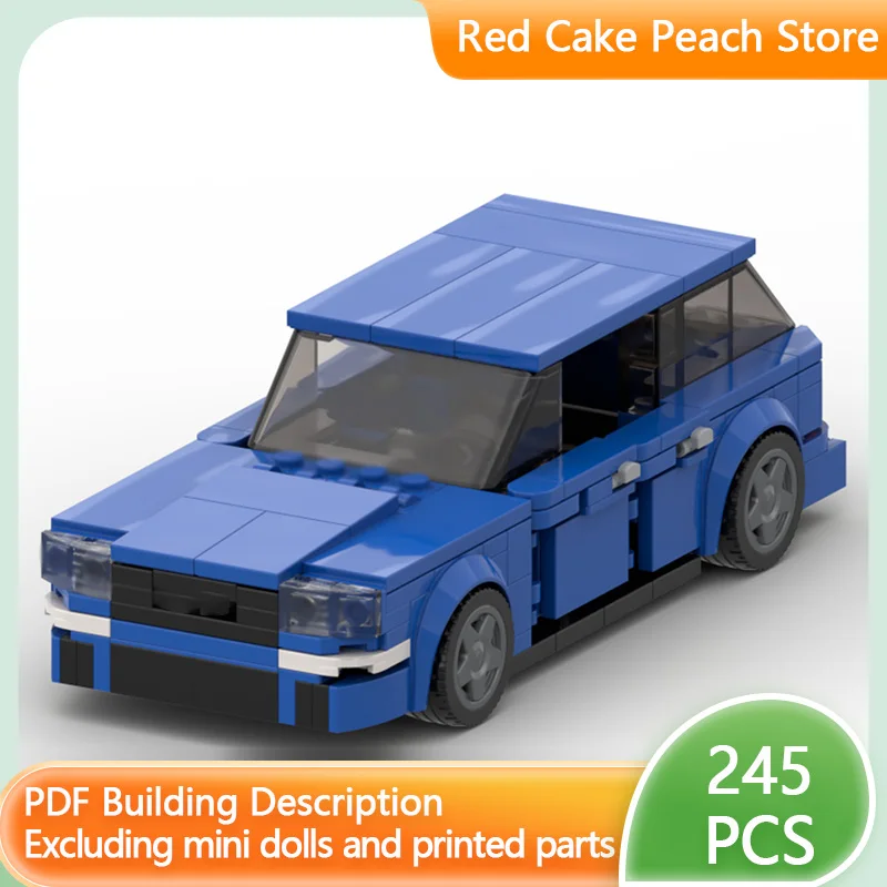 

Speed Racing Car Model MOC Building Bricks RS2 Station Wagon Modular Technology Children Holiday Gifts Assemble Toys Suit