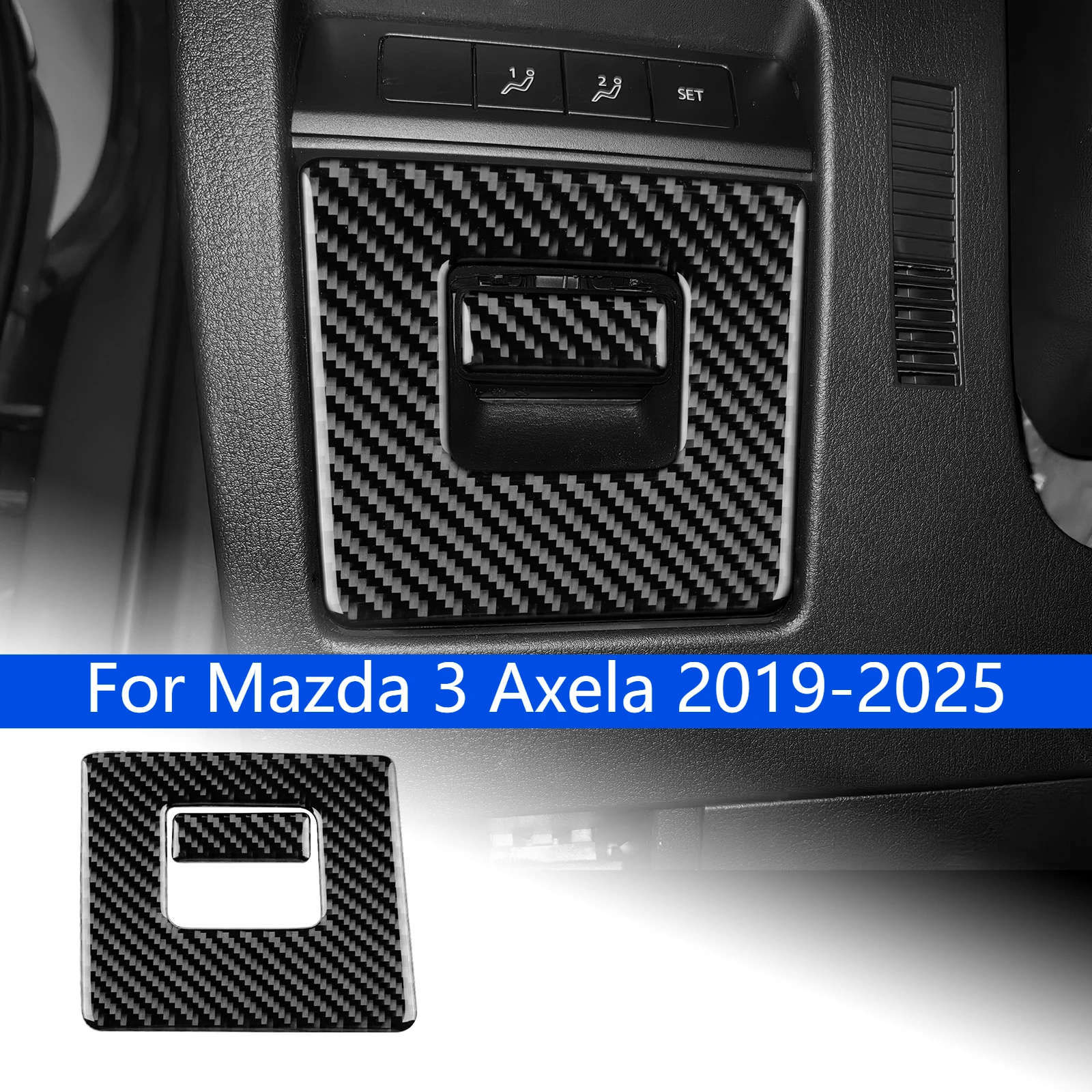

For Mazda 3 Axela 2019-2025 Storage Box Stickers Anti Wear Resistant Decorative Trim Interior Protection Modification Accessorie