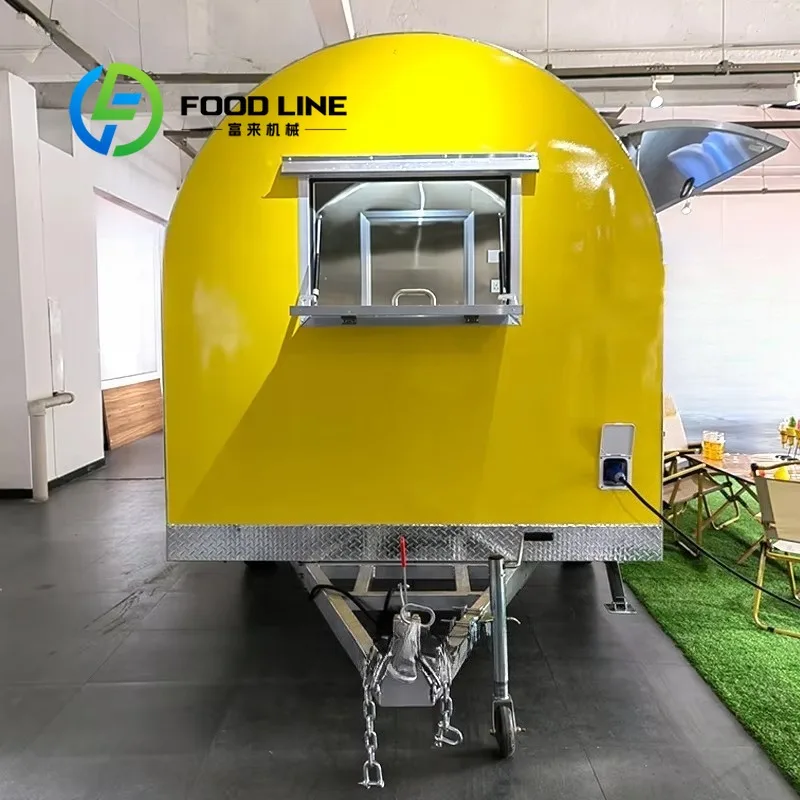 Customized Churros Food Trailerfood Vending Carts Hot Vending Cycle Cart and Trolley with Dine in