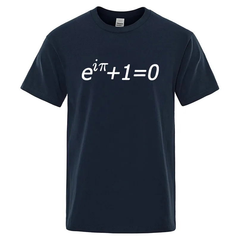 Men's High Quality T-shirt Cotton Blend Funny Mathematical Design Print Summer Casual Loose for Men T-Shirt Male Hip Hop Tops