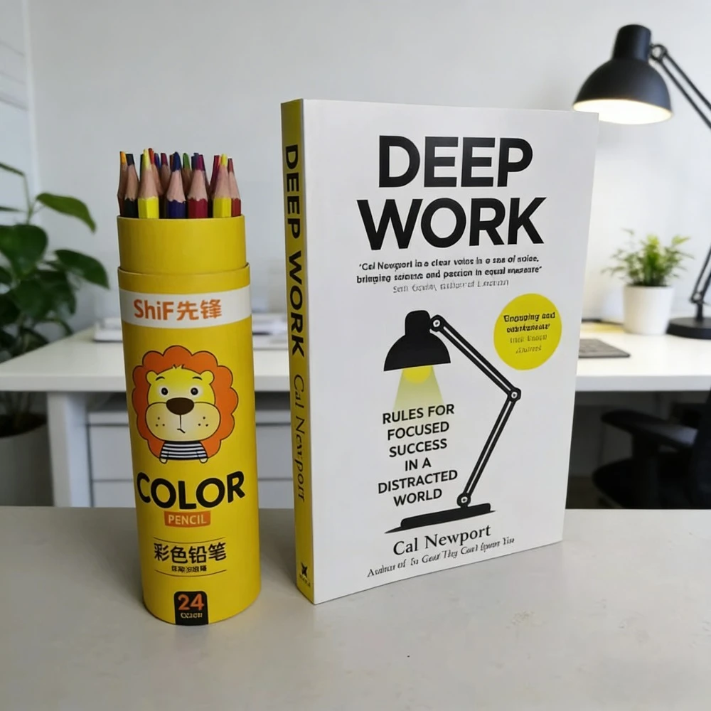 

Cal Newport Deep Work Rules - Focus Success Guide for Leaders, 2025 Hardcover Motivation Book