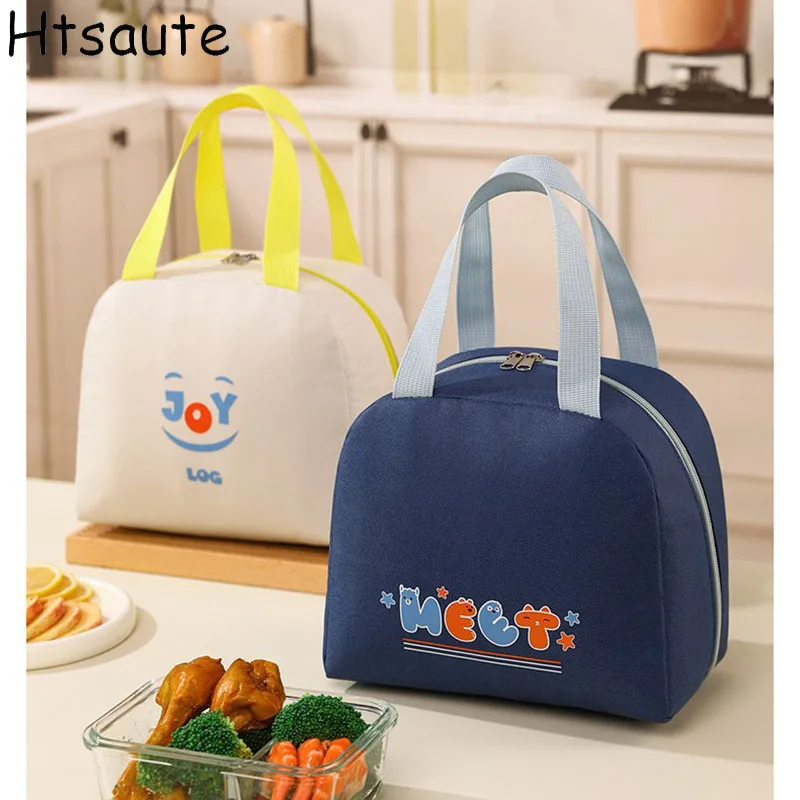 

Thermal Insulated Lunch Bags for Men Women Oxford cloth Bento Box Organizer Portable Lunch Bag Cooler Bag Tote Food Storage Bags