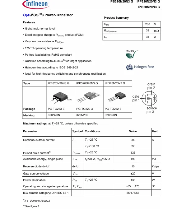 10Pcs New 100% Original IPP320N20N3G Arduino Nano Integrated Circuits Operational Amplifier Single Chip Microcomputer