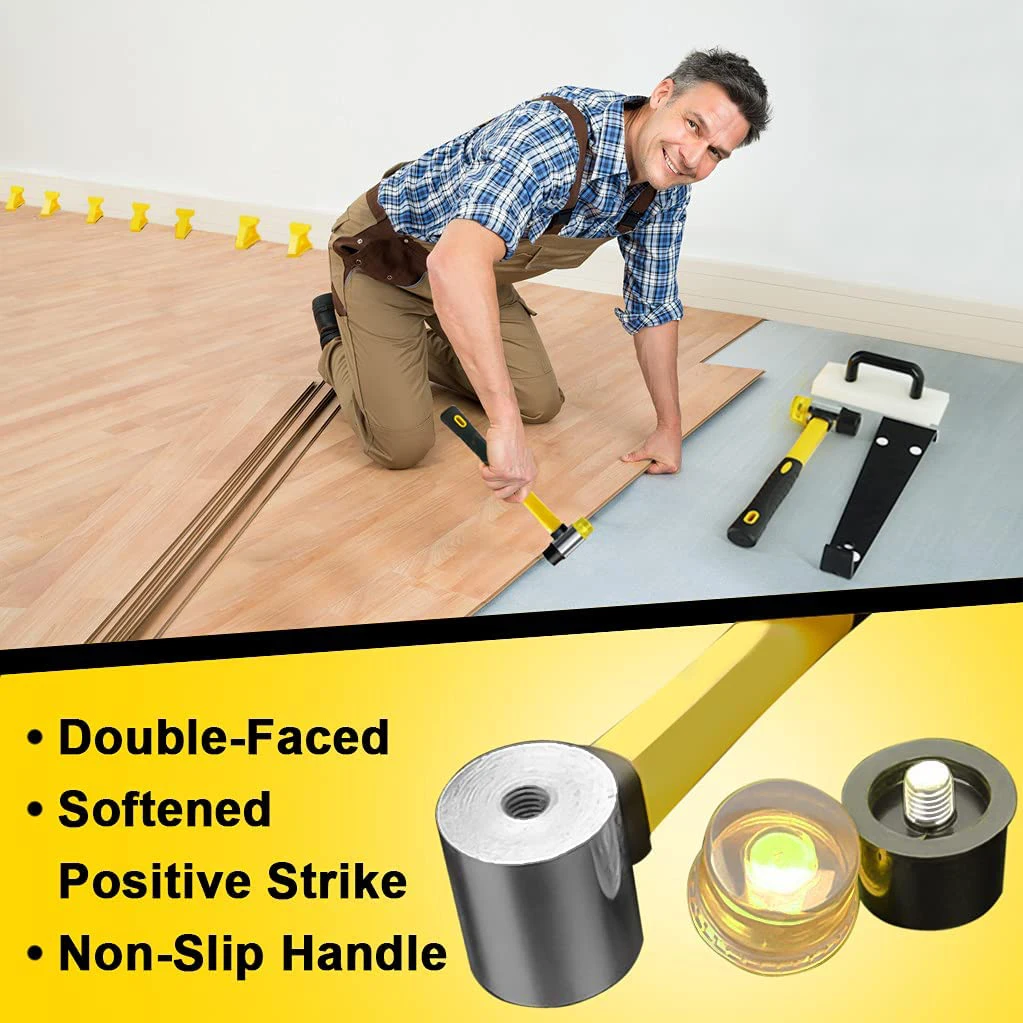 DIY Home Laminate Installation Kit Set Wood Flooring Top Quality Wooden Floor Fitting Tool With Mallet Spacers