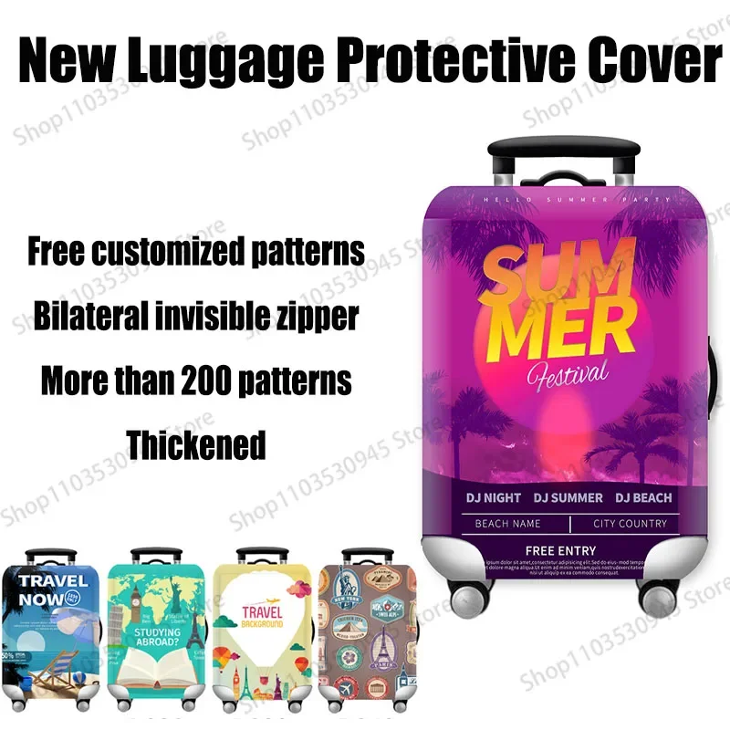 

Luggage Cover Suitcase Protector Travel organizer Suitcase 18-32 Inch Luggage Boot Washable Prevent Scratches Travel Accessories