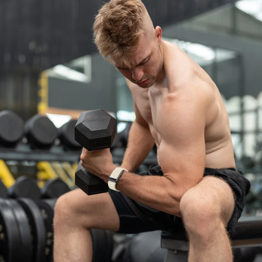 루프 밴드 나일론 피트니스 밴드 통기성 탄성 교체 스트랩 조정 가능한 스마트 시계 Whoop 4.0 밴드 용 신축성 밴드