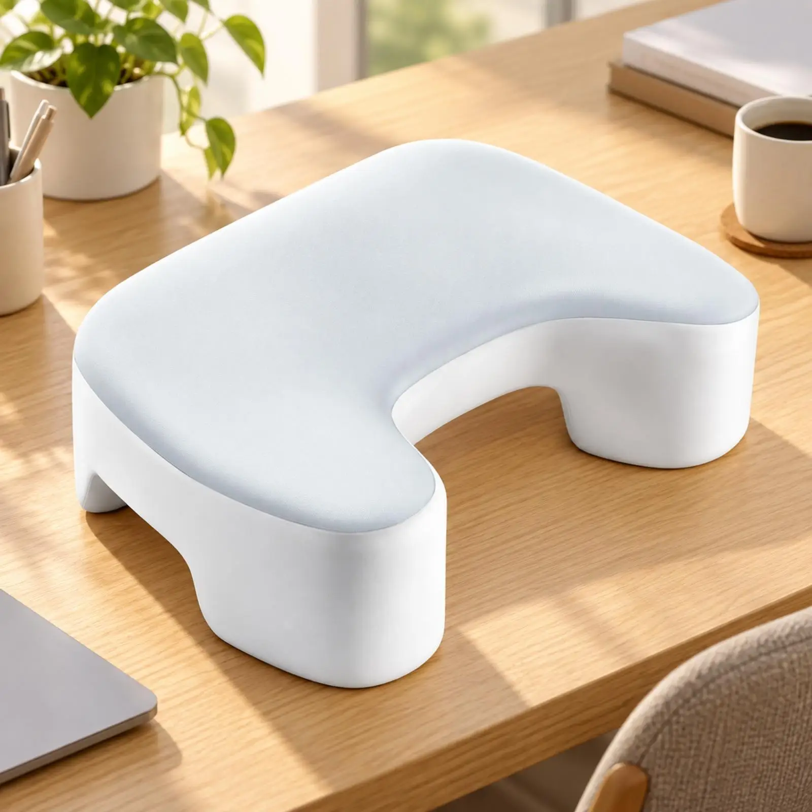 Pillow with Arm Support Sections Ergonomic for Study Space, Students