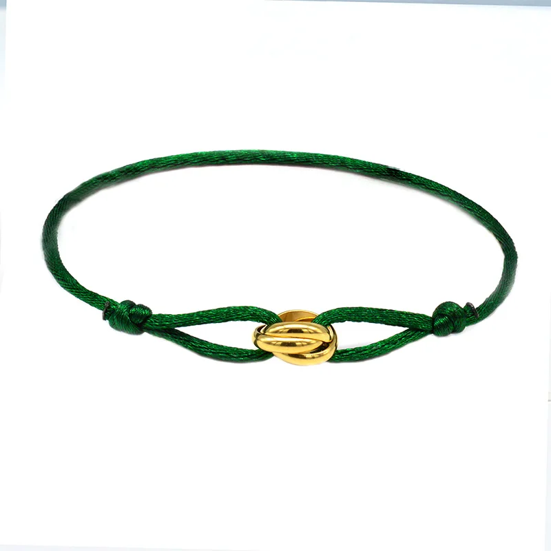 Luxuriöses Unisex-Armband, 3, Metallschnalle, Handkette, verstellbares Herren-Seil-Armband für Damen, Schmuck, Geschenke